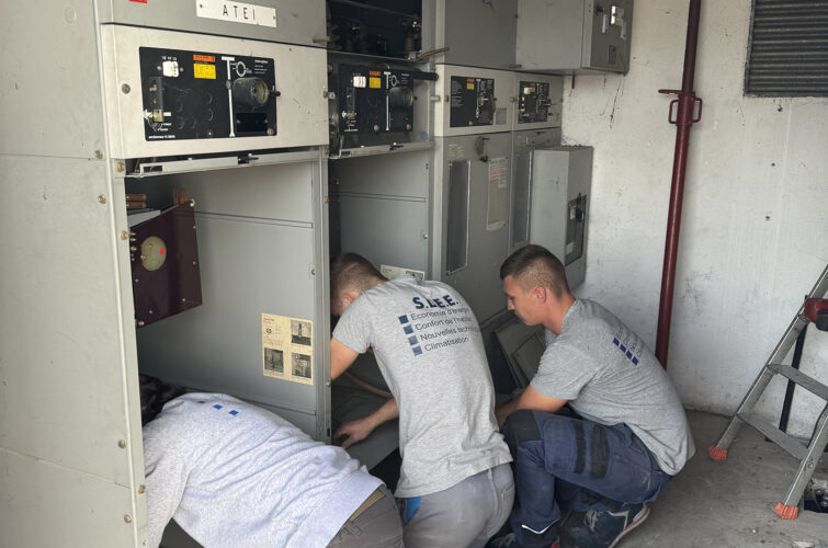 Remplacement des cellules + disjoncteur HTA